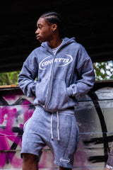 TWO TONED GREY CO-ORD FULL SET