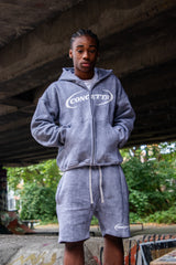 TWO TONED GREY CO-ORD FULL SET