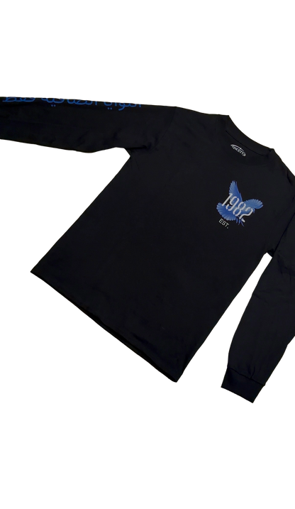 Essentials ‘82 long sleeve(Black&Blue)