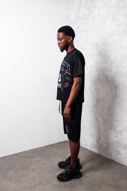 CONCETTA MAP TEE (BLACK)